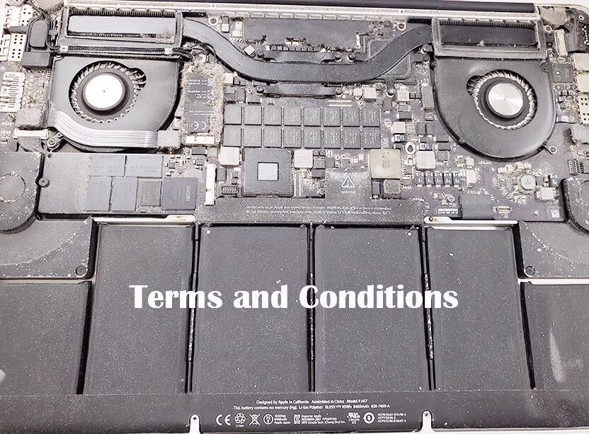 laptop repairs terms and conditions